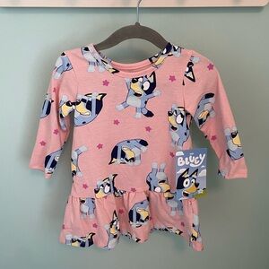 Bluey Long Sleeve Dress